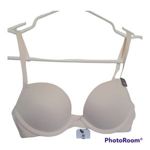 LA SENZA Light Beige Pink Padded Bra - Size 30A, XXS